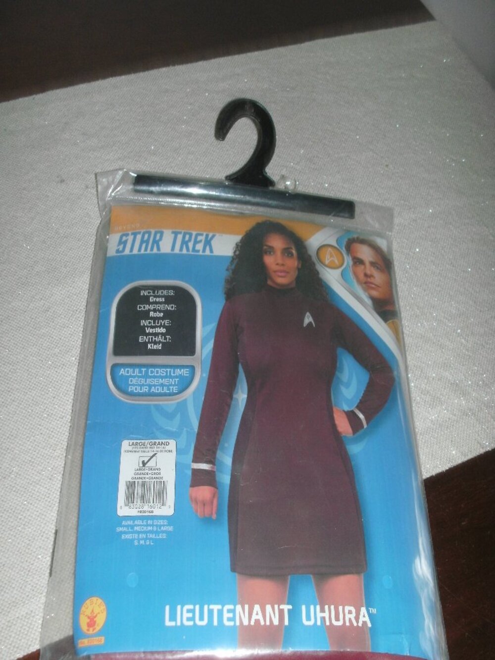 NWT Star Trek Beyond Movie Deluxe Uhura Uniform Dress Costume Uniform Cosplay L